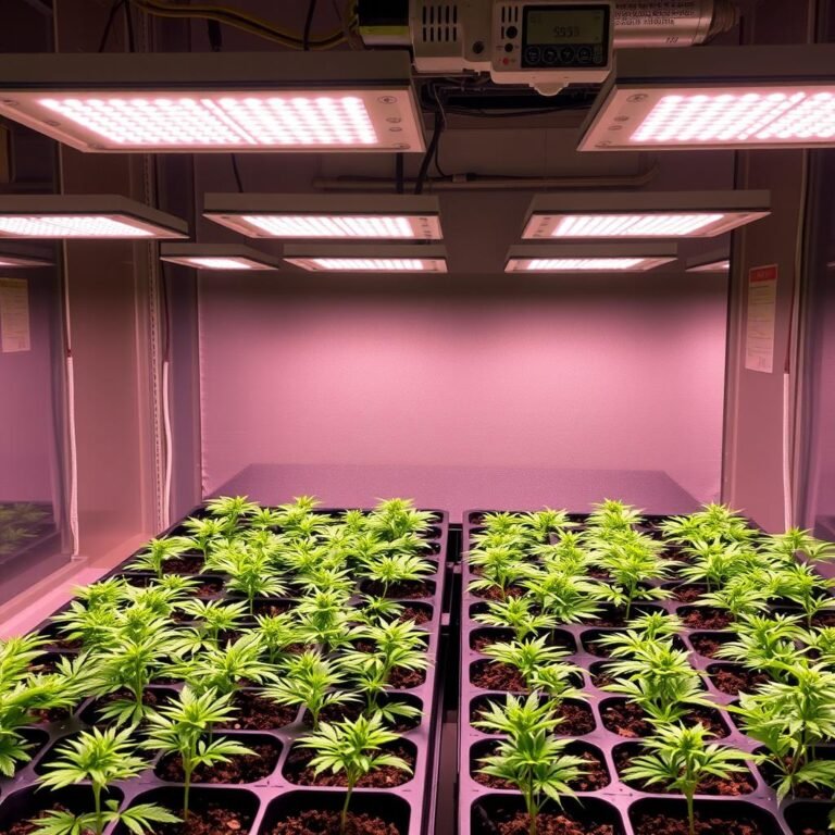 cannabis beleuchtung sämling