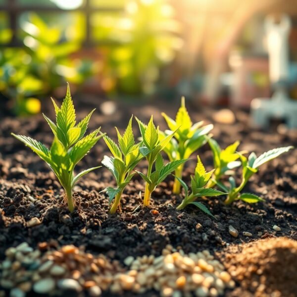 Nährstoffe für junge Hanfpflanzen
